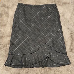 Black and gray skirt